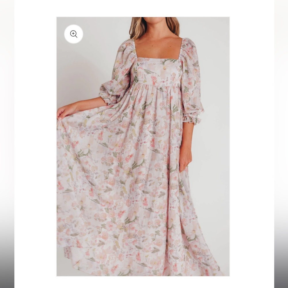 Mona Maxi Dress in Fall Floral - Bump Friendly